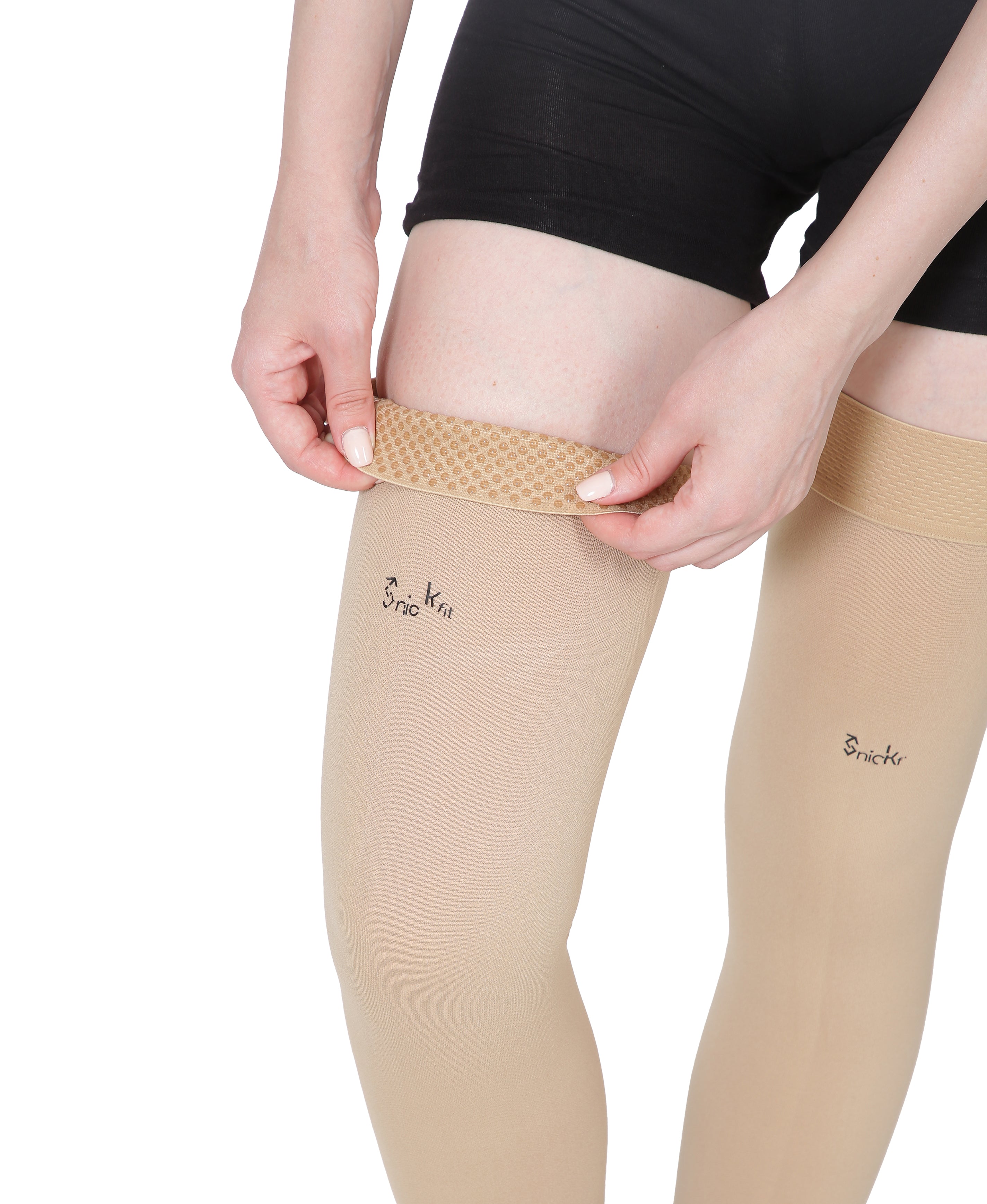 Thigh High Compression Socks (Open Toe)
